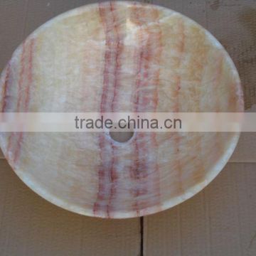 round marble basin