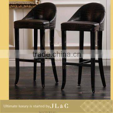 Luxury Bar Furniture JC01-09 The Popular Bar Chair, High Bar Stand With Oxhide Leather-JLC Luxury Home Furniture photo-2