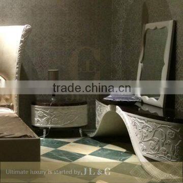 RB04-05 Delicated Carving Nightstand From JL&C Luxury Classic Home Furniture (China Supplier) photo-2