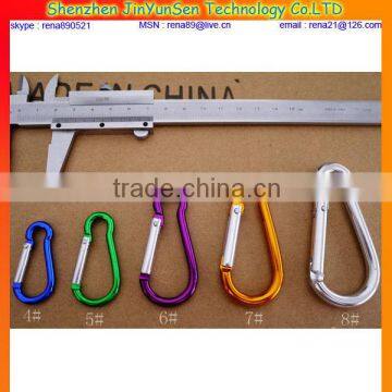 High Quality Aluminium Micro Carabiners Hooks