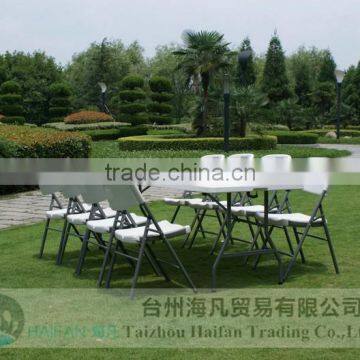 6FT Folding Portable Plastic Picnic Table /outdoor Picnic Table Folding in Half /cheap and Light Camping Table photo-4