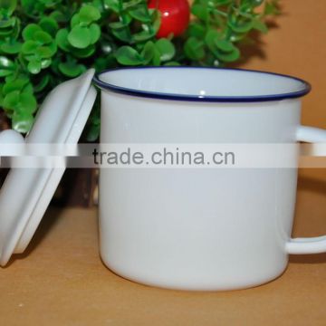 Hot wholesale new product customized enamel coffee mug custom