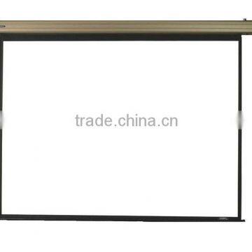 60-200'' Motorized Projection Screen for Home Business presentation Aluminum frame PVC Material