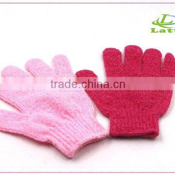 shower mitt Bath mitten/shower glove/bath massager glove ,Exfoliating