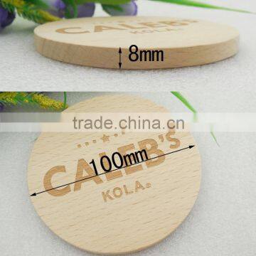 high quality wood wooden tea coffee drink coaster