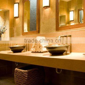 2014 Hot Sale Low Price glass counter top wash basin