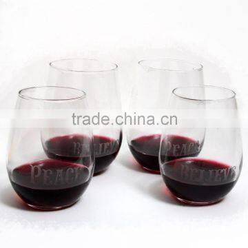 home goods drinking glassware wine glass set