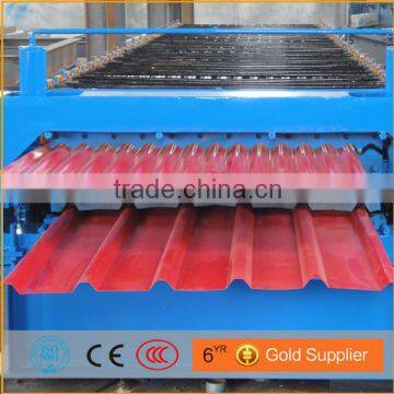 alibaba Popular double deck color steel roof tile roll forming machines