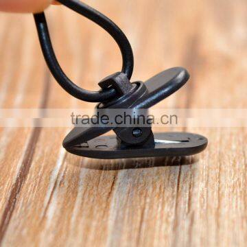 150cm Clip Microphone Black Hands On Mini Lapel 3.5mm Mic For PC Notebook Laptop photo-2