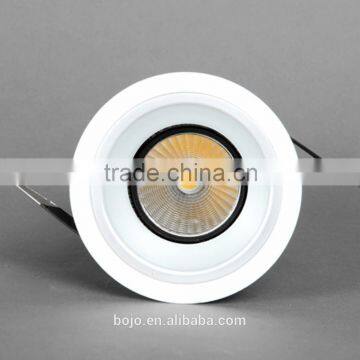 Adjustable White 6w 9w 13W COB LED Downlight With Silver Reflector