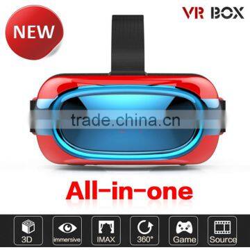 2016 newest movies games all in one 3d vr glasses google cardboard vr heasdset virtual reality glasses vr box