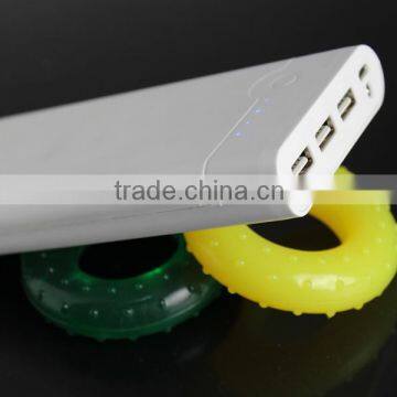 Double usb mobile phone charger with led light High capacity power bank 15200mAh