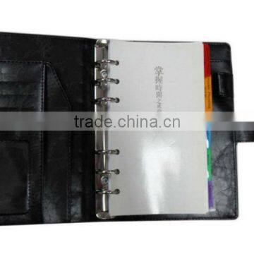 Promotional 2013 leather diary agenda organizer notebook
