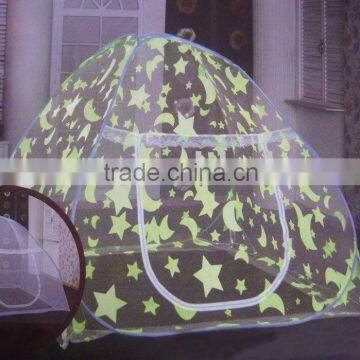 Luminous polyester self-prop mongolia mosquito net