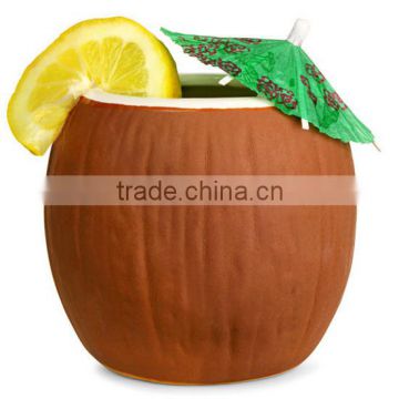 Ceramic Coconut mug in coconut shape for summer