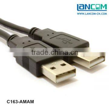 Gold plated 1M 2M USB 2.0 Extension Cable with male to male