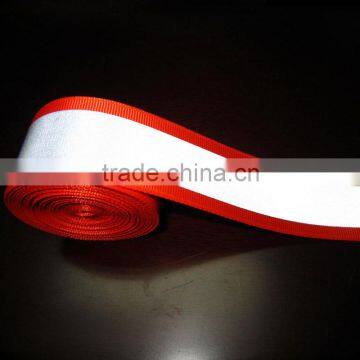 Red reflective tape 50mm/5mm , reflective webbing