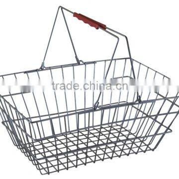 RH-BMH28 Supermarket Chromed Wire Shopping Basket