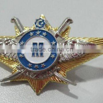 metal badge,cap badge , souvenir badge , military badge