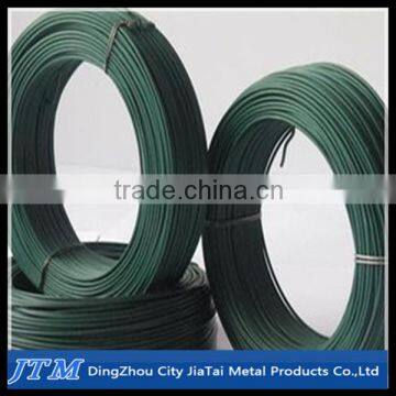 (17 years factory)2015 hot sell!!!Color pvc coated small coil iron binding wire for supermarket