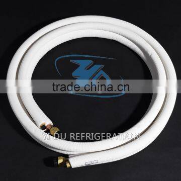 white twin insulation copper pipe for air conditioner price