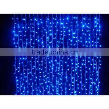 LED Curtain light-blue/interconnecting