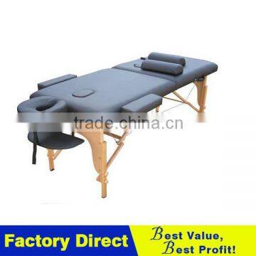 PU Portable Massage Table and 2 Bolsters