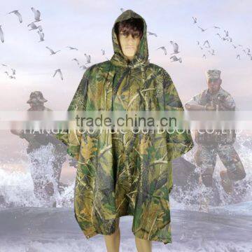 Russet Special Force Military Ground Sheet Army Raincoat / Poncho With Nylon or Polyester