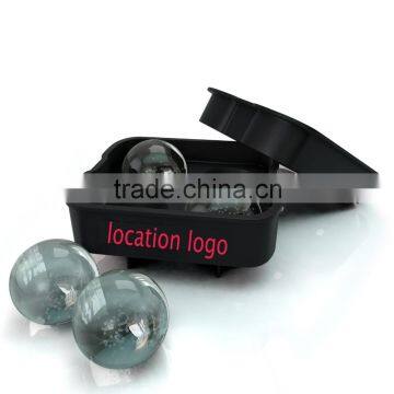 Ice Cream Tools 4 cavities perfect sphere silicone ice ball maker cube tray