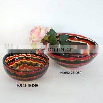 Phoenix Art Fancy Glass Bowl