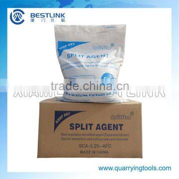 Fast blasting economic rock cracking powder