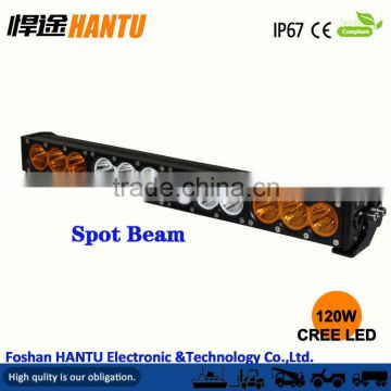 HT-24120 120W amber and white light LED AUTO LIGHT Off road led light bar