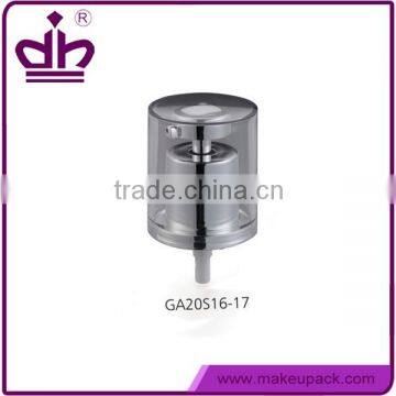 Round acrylic airless plastic pump spray nozzle for face cream