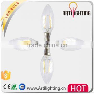 high wattage led filament candle bulb