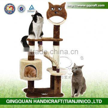 Luxury Wood Style Indoor Cat House,Cat Trees,Cat Condo