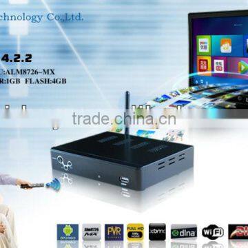 china factory android tv box dvb-s2 combo tv box support wifi with biss+cccam/newcam network sharing wifi radio receiver
