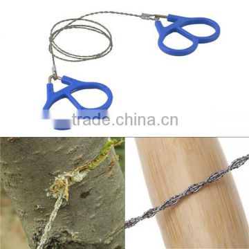 Emergency Survival Gear Outdoor Plastic Steel Wire Saw Ring Scroll Travel Camping Hiking Hunting Climbing Survival Tool