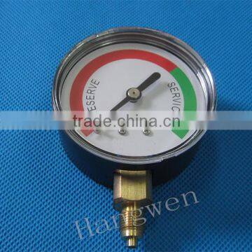 Bottom ABS plastic case dry pressure gauge manometer