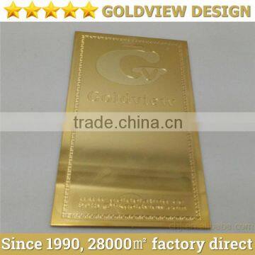 mirror finish luxury custom metal cards luxurious metal cards