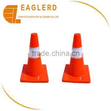 45cm height PVC Traffic cone red color