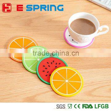 Different fruit shape silicone cup pad