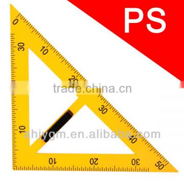 with Removable Handle 40cm Plastic Triangular Teaching Ruler /plastic triangular ruler