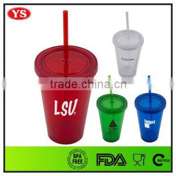 16oz Double Wall Plastic Wholesale Mugs and Cups