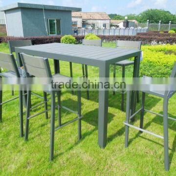 Muskat aluminum simple design cheap bar table sets