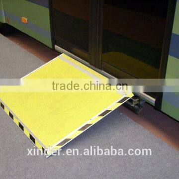China CE EWR-L1 Electric Aluminum Wheelchair Loading Bus Ramp Sale for Low Floor City Bus