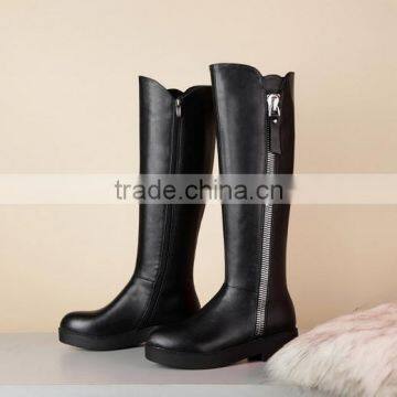 2015 Fashion Lady Flat Boots Winter Boots High Quality Safety Boots CP6690