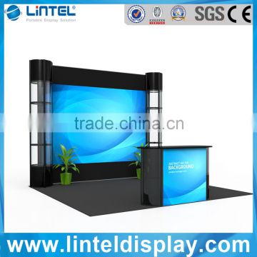 3x3 or 6x3 China display booth exhibition with graphic design