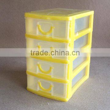 Plastic mini 4 layer storage drawers #TG10699