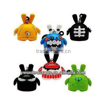 Fashion&Cute mask bear animal vinyl keychain