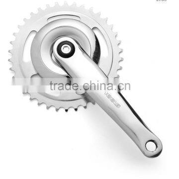 S1049-95 steel single speed bicycle chainwheel and crank with 170mm/152mm